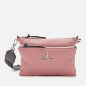 Vivienne Westwood Women's Penny Double Pouch Cross Body Bag. Sustainable Bags.